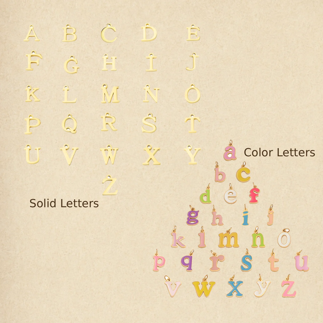 Gold Individual Separate Charms, Add a Charm, For Custom Charm Necklace or Bracelet, Custom Jewelry, Pick Your Charms, Personalized Gift thumbnail